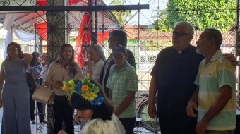 Yōhei Sasakawa visita Hospital Marcello Candia, no Pará