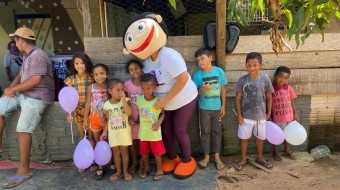 Campanha Todos contra a hanseníase no Assentamento PDS da Barra em Ribeirão Preto SP Brasil