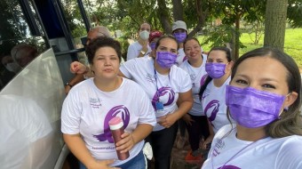 Campanha Todos contra a hanseníase no Assentamento PDS da Barra em Ribeirão Preto SP Brasil