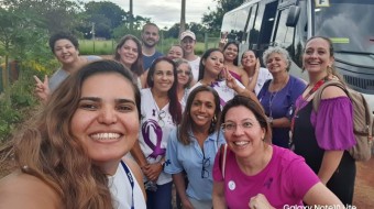 Campanha Todos contra a hanseníase no Assentamento PDS da Barra em Ribeirão Preto SP Brasil