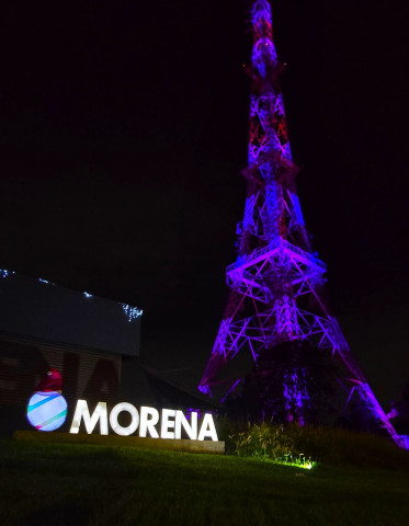 TV Morena ilumina fachada para o mês Janeiro Roxo