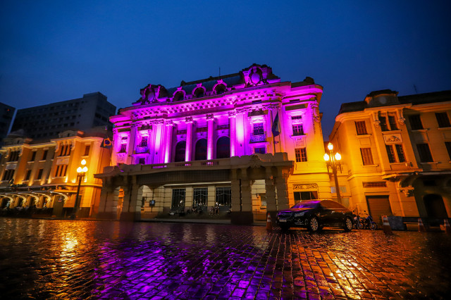Theatro Pedro II e Cristo na SP-255 serão iluminados de roxo em apoio à campanha nacional “Todos contra a Hanseníase”